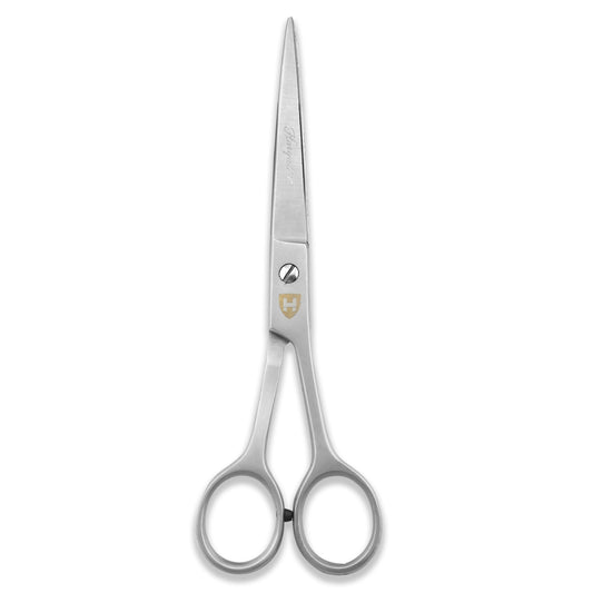 Silver 6” Pet Hair Thinning Scissors with Fixed Screws