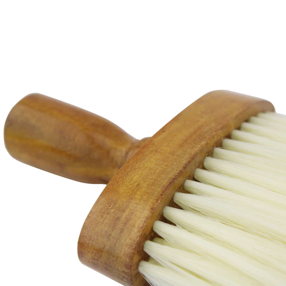 Premium Barber Neck Duster Brush | Wooden Hair Cleaning Brush