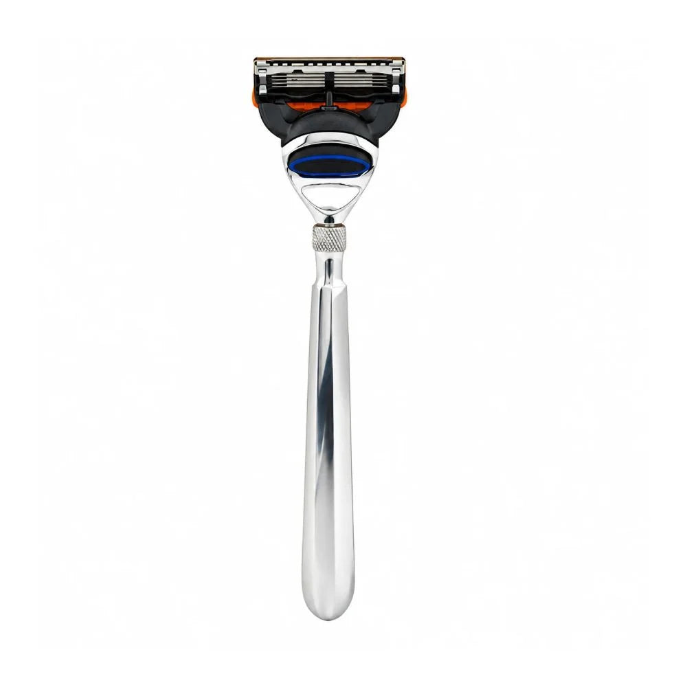 Stainless Steel 5 Blade Razor Long Handle