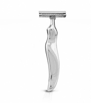 Stainless Steel Wavy One Blade Safety Razor