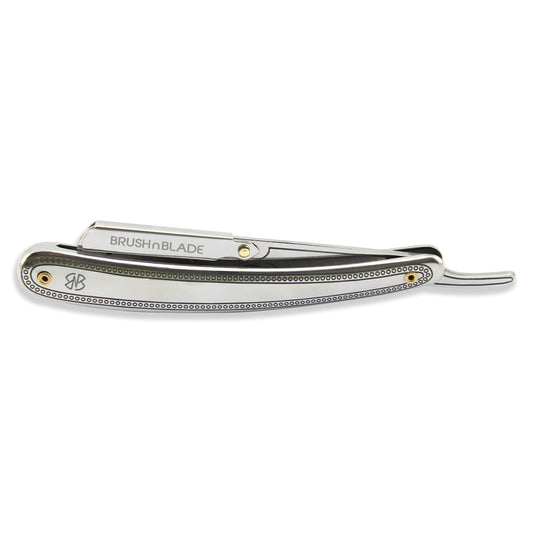 Stainless Steel Cut Throat Razor Silver at bnb