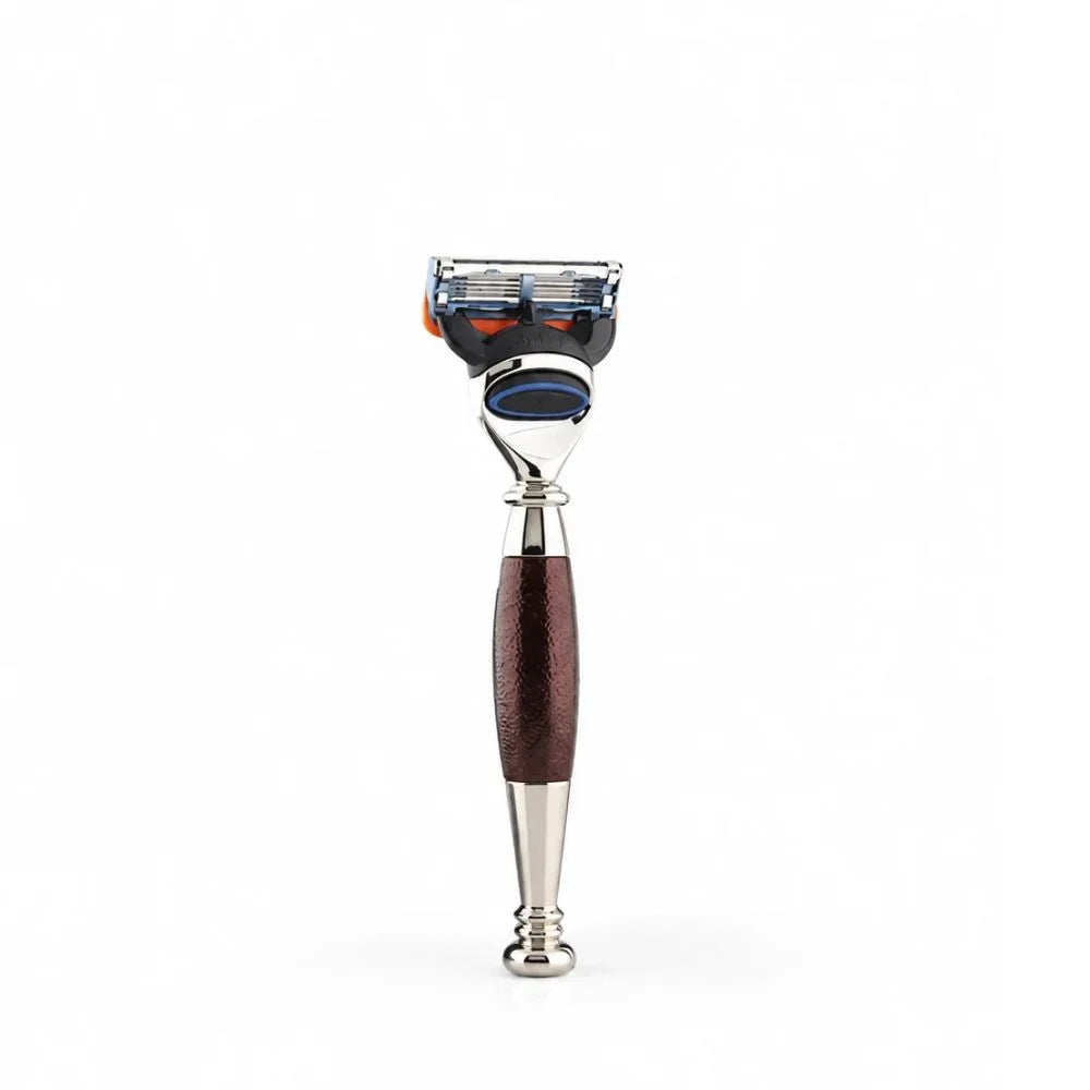 Tandoori Antique Half Maroon 5-Edge Shaving Razor