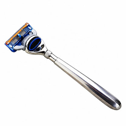 Stainless Steel 5 Blade Razor Long Handle