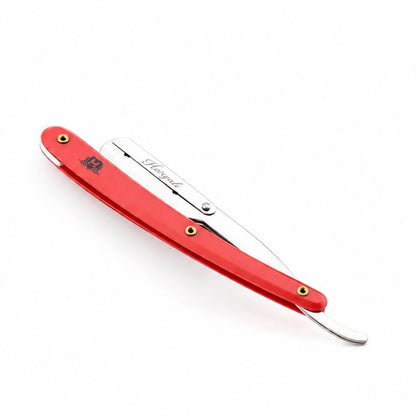 Replaceable Blade Cut Throat Razor in Plastic Handle