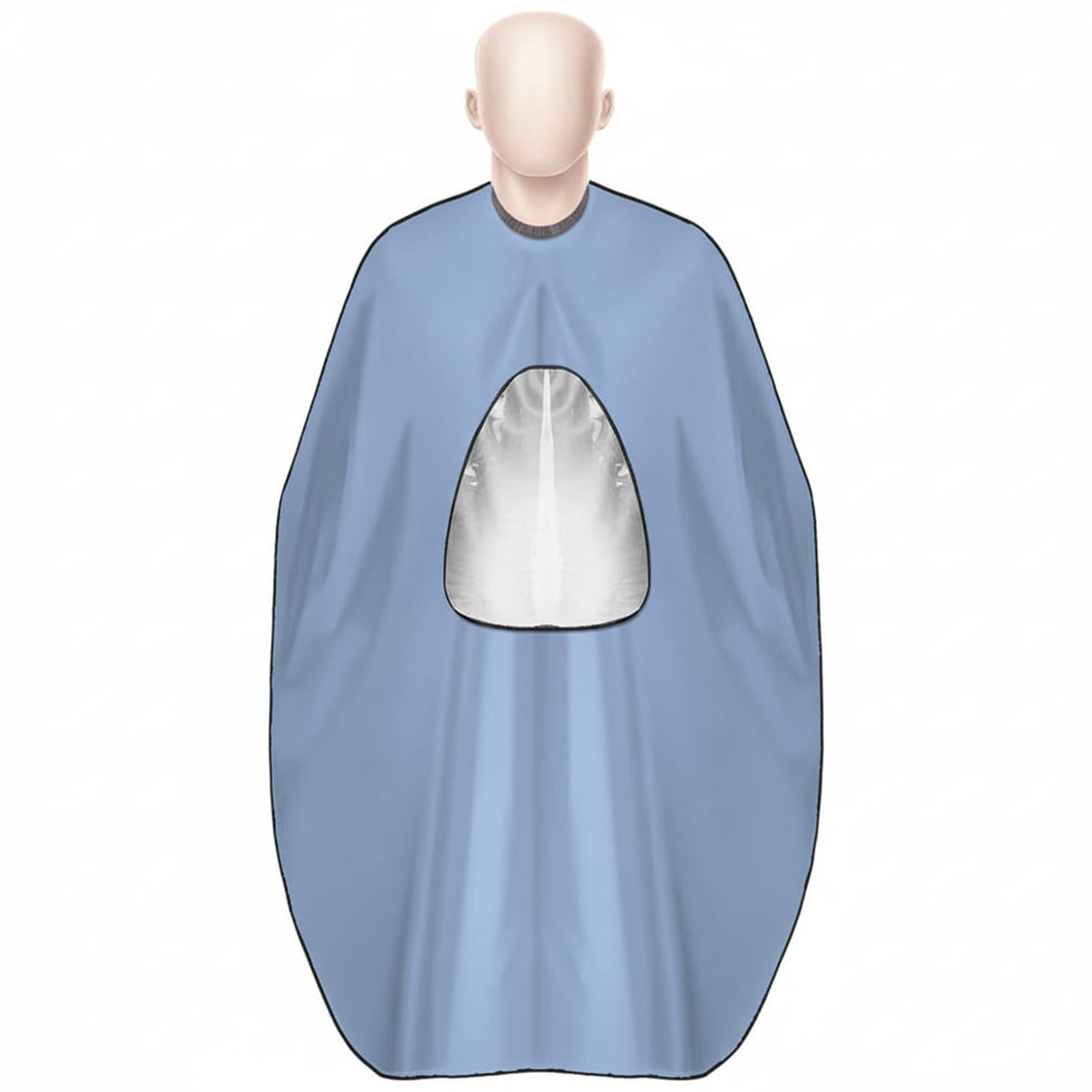 Waterproof professional barber apron protecting clothes during haircuts and dyeing