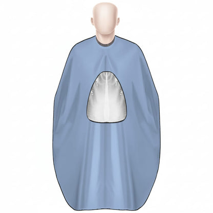 Waterproof professional barber apron protecting clothes during haircuts and dyeing