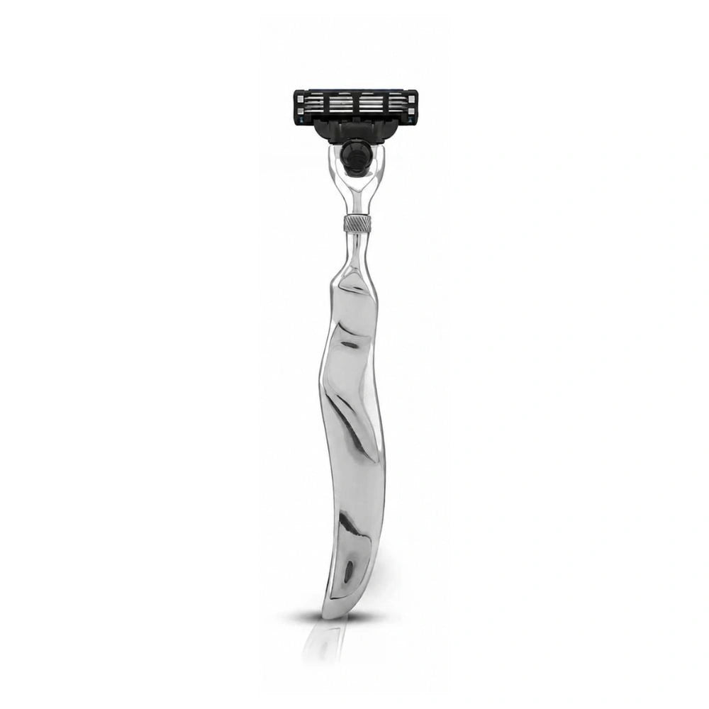 Wavy Shaped Stainless Steel 3 Edge Shaving Razor