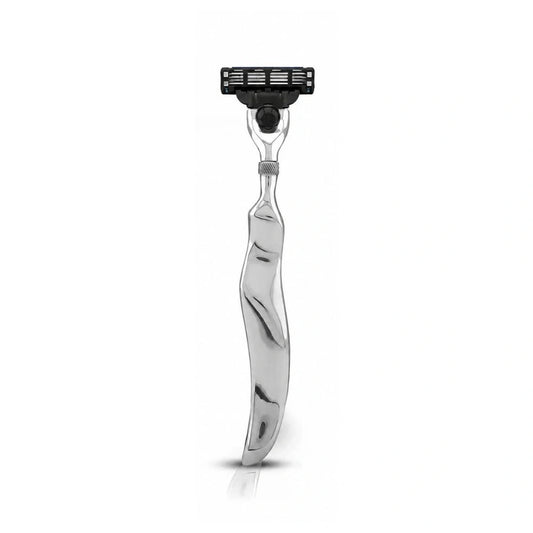 Wavy Shaped Stainless Steel 3 Edge Shaving Razor