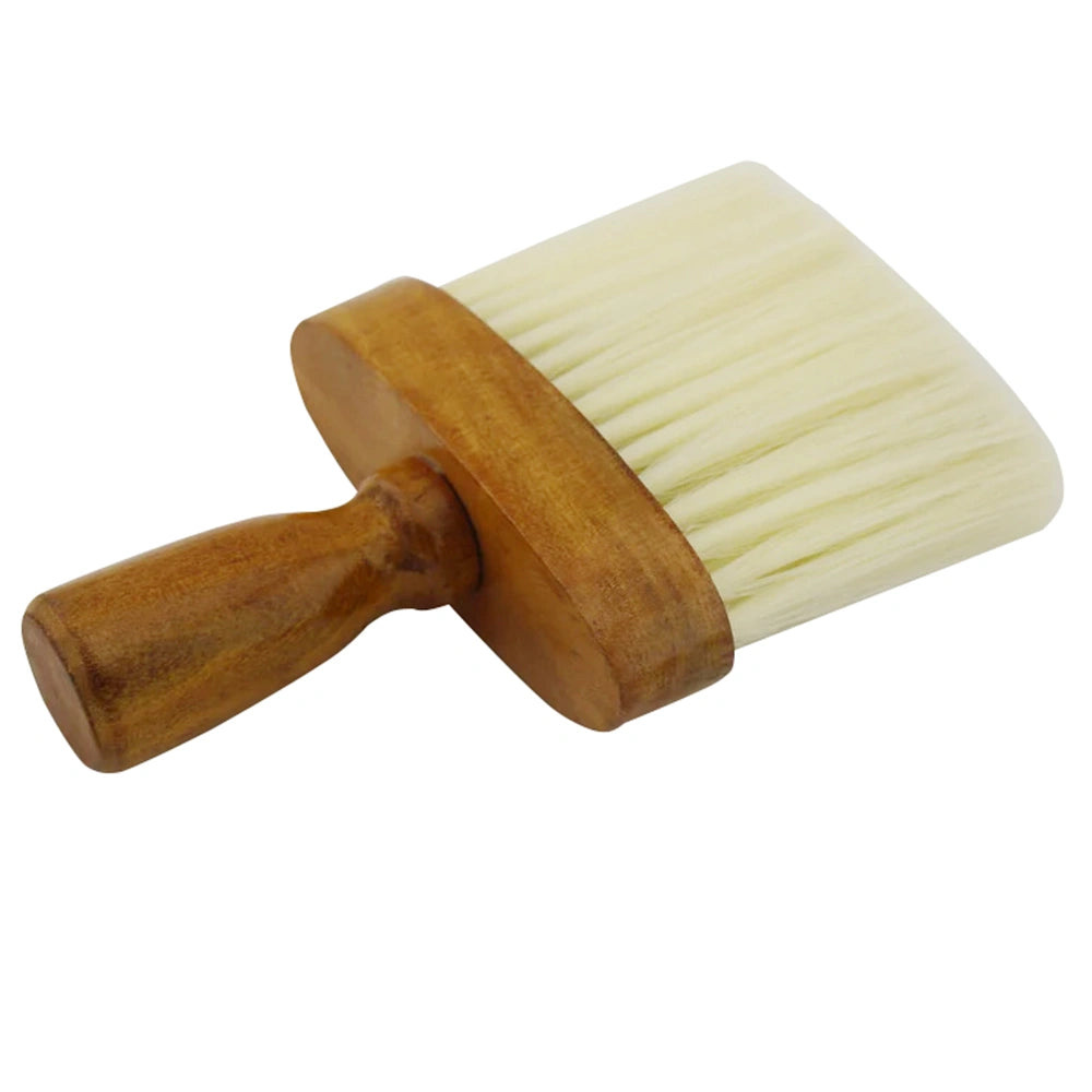Premium Barber Neck Duster Brush | Wooden Hair Cleaning Brush