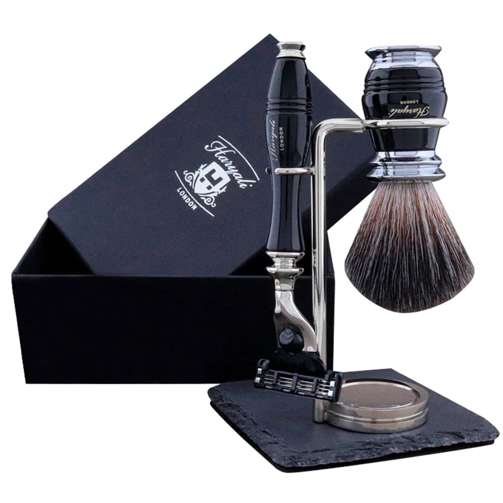 Apex Deluxe Men's Shave Kit With Black Badger