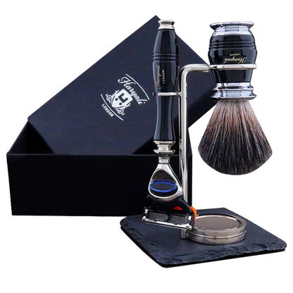 Apex Deluxe Men's Shave Kit With Black Badger
