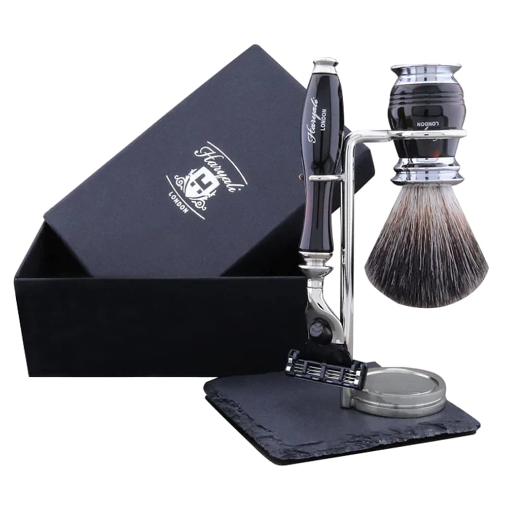 Apex Deluxe Men's Shave Kit With Black Badger
