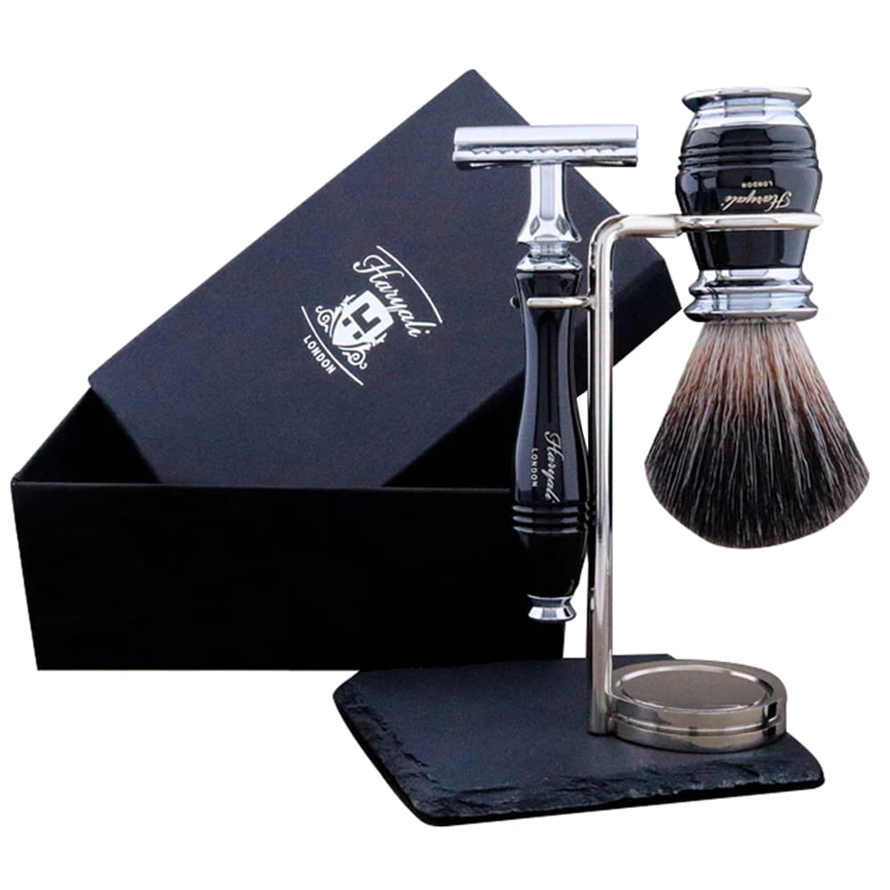 Apex Deluxe Men's Shave Kit With Black Badger