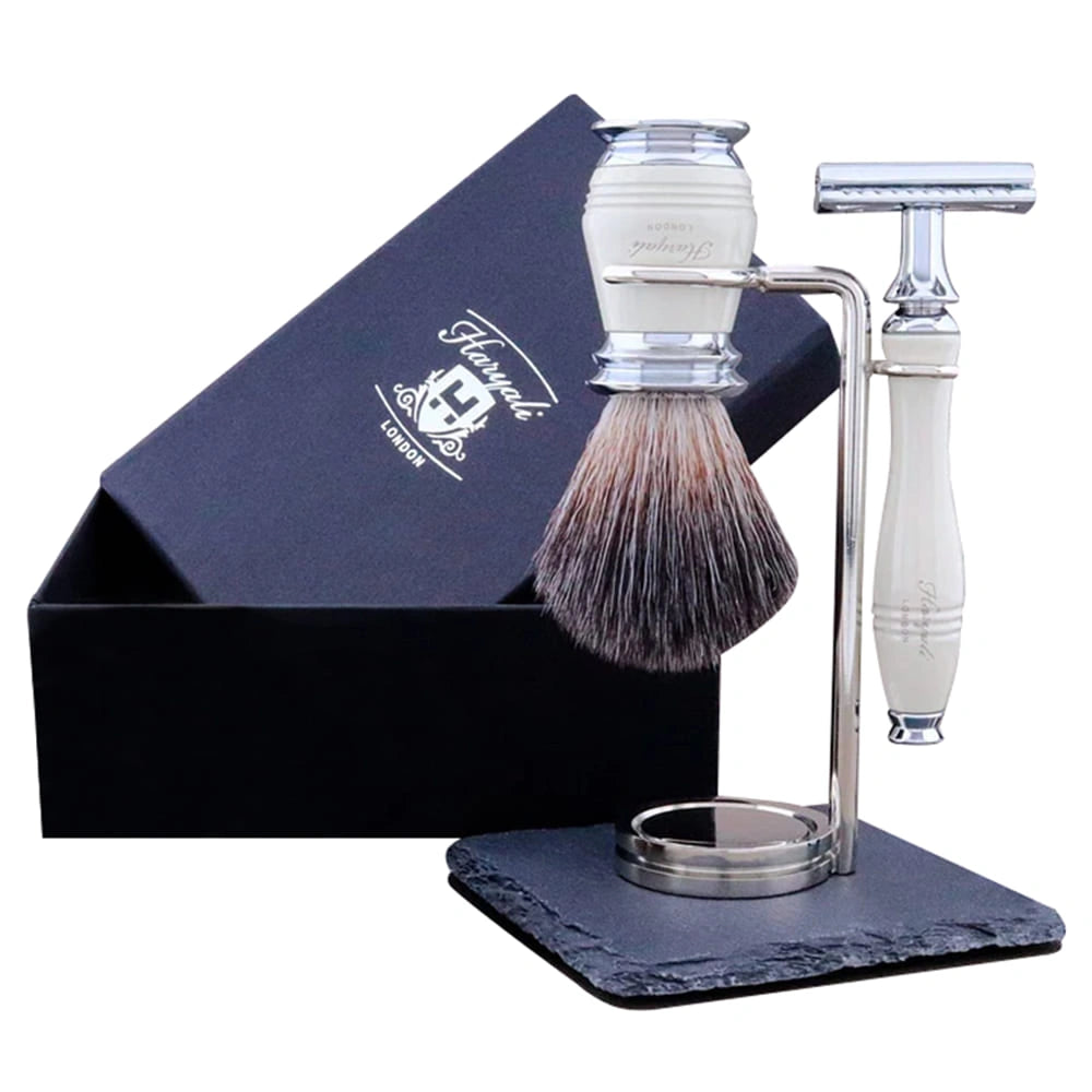 Apex Deluxe Men's Shave Kit With Black Badger