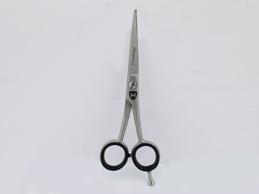Silver 5.5” Hairdressing Scissors with Fixed Screws