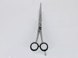 Silver 5.5” Hairdressing Scissors with Fixed Screws