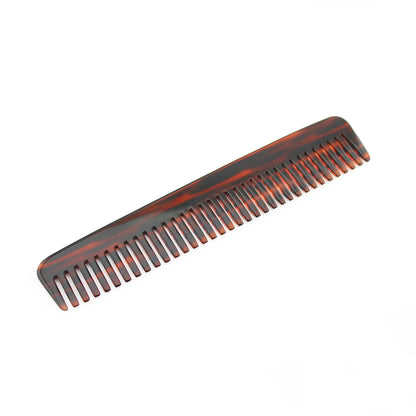 Premium Resin Hair Comb with Leather Pouch
