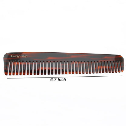 Premium Resin Hair Comb with Leather Pouch