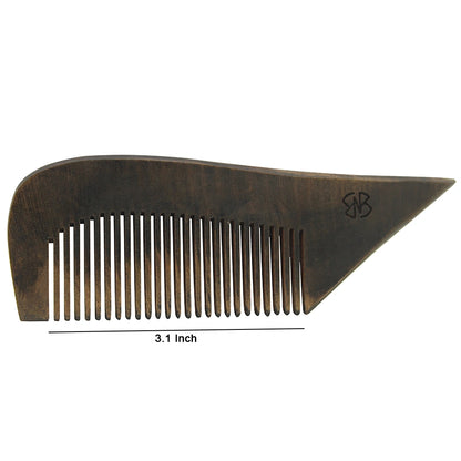 Antique Wooden Anti-Static Beard Comb