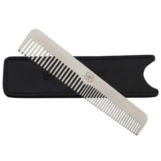 4.5''Antistatic Stainless Steel Beard & Hair Styling Pocket Comb