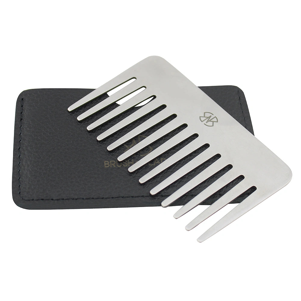 Premium Stainless Steel Wide Tooth Hair Comb