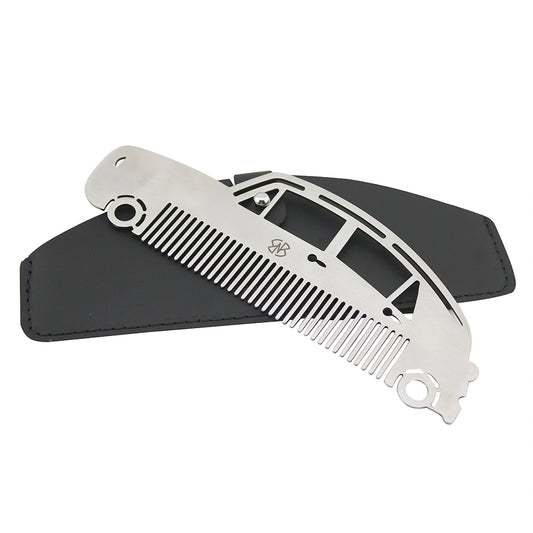 Vintage Car Shape Stainless Steel Hair Comb