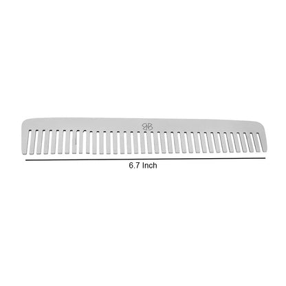 Wide Tooth Stainless Steel Flat Top Clipper Comb