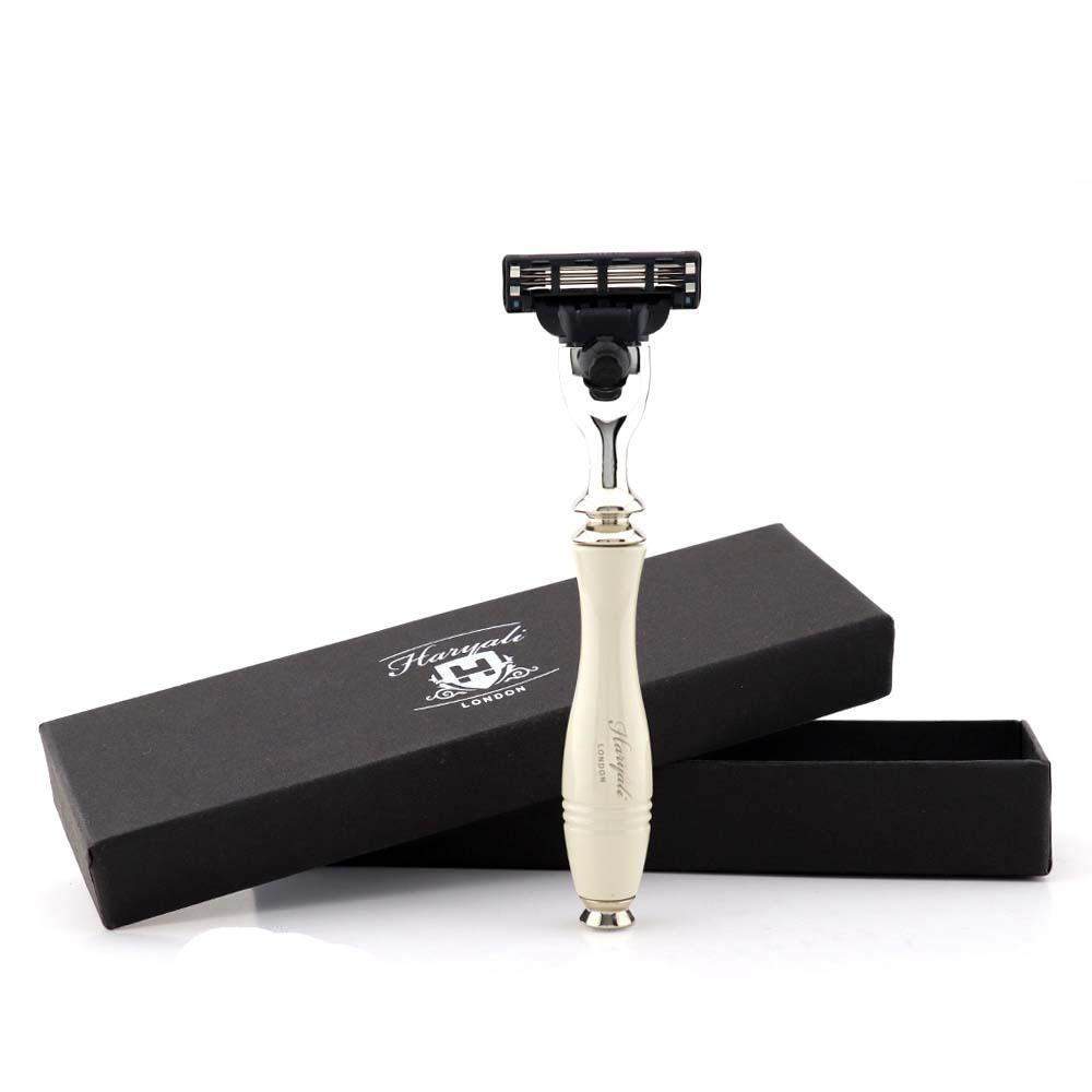 Buy Apex Ivory 3 Edge Shaving Razor – BrushnBlade