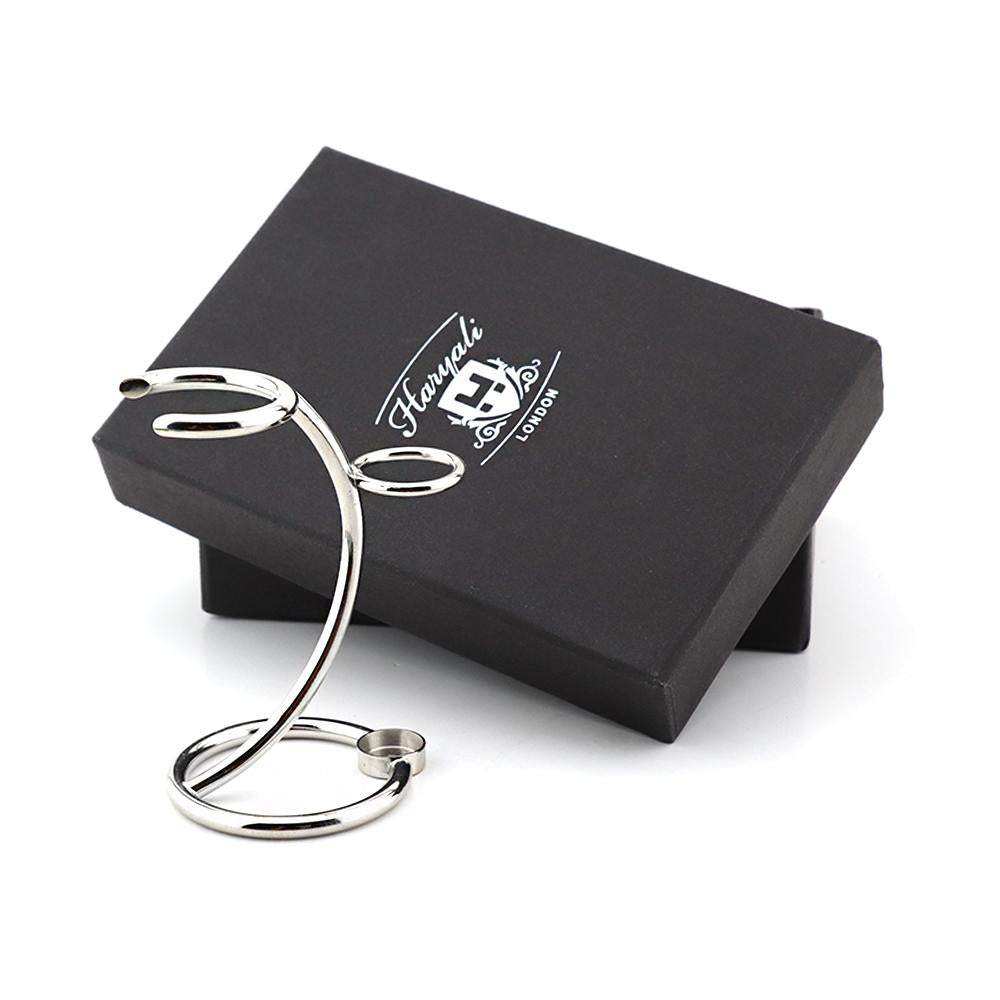 Stainless Steel Shaving Stand for Brush and Razor - HARYALI LONDON