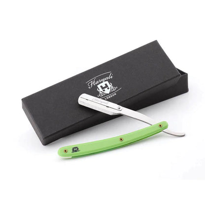 Replaceable Blade Cut Throat Razor in Plastic Handle