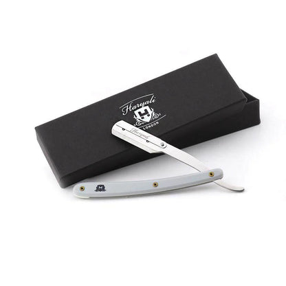 Replaceable Blade Cut Throat Razor in Plastic Handle