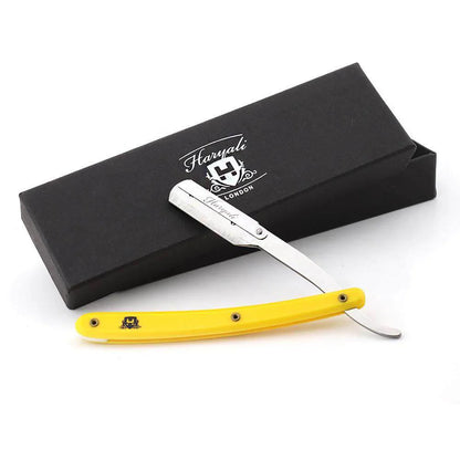 Replaceable Blade Cut Throat Razor in Plastic Handle