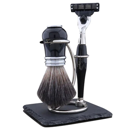Lille Range Black Synthetic Hair Shaving Kit