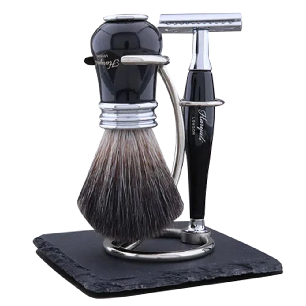 Lille Range Black Synthetic Hair Shaving Kit