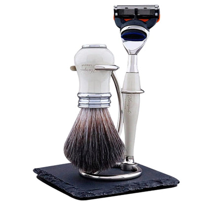Lille Range Black Synthetic Hair Shaving Kit