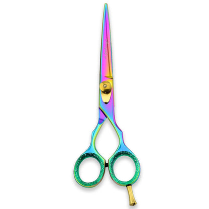 multicolored 6-inch professional hair cutting scissor