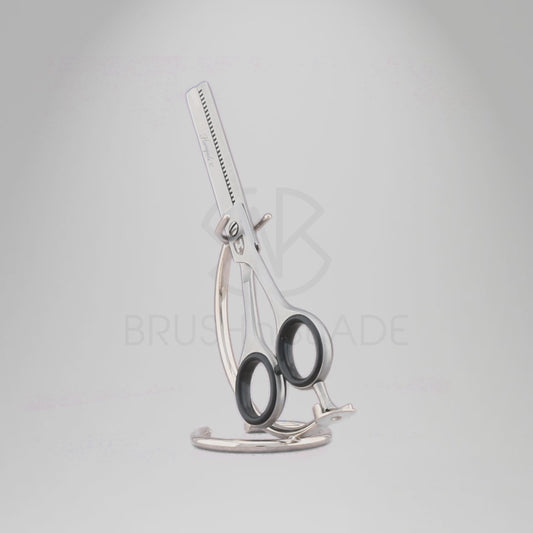 Silver 6” Hair Thinning Scissor with Fixed Screws