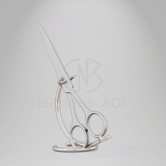 7-inch Pet Scissor with Fixed Screws in Silver