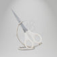 White 6” Hair Dressing Scissor with Fixed Screws