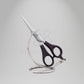 Black Handle 5.5” Hairdressing Scissors with Fixed Screws