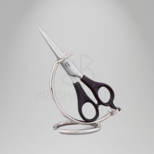 Black Handle 5.5” Hairdressing Scissors with Fixed Screws