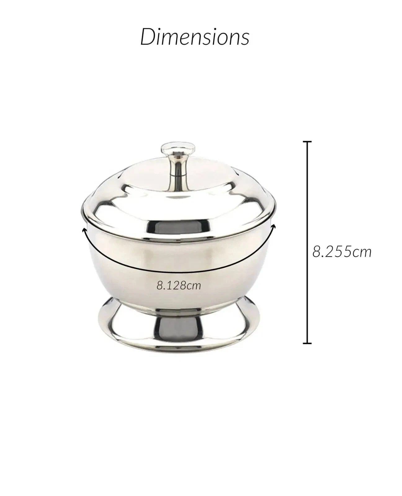 Shaving Bowl with Lid for Fresh and Clean Storage
