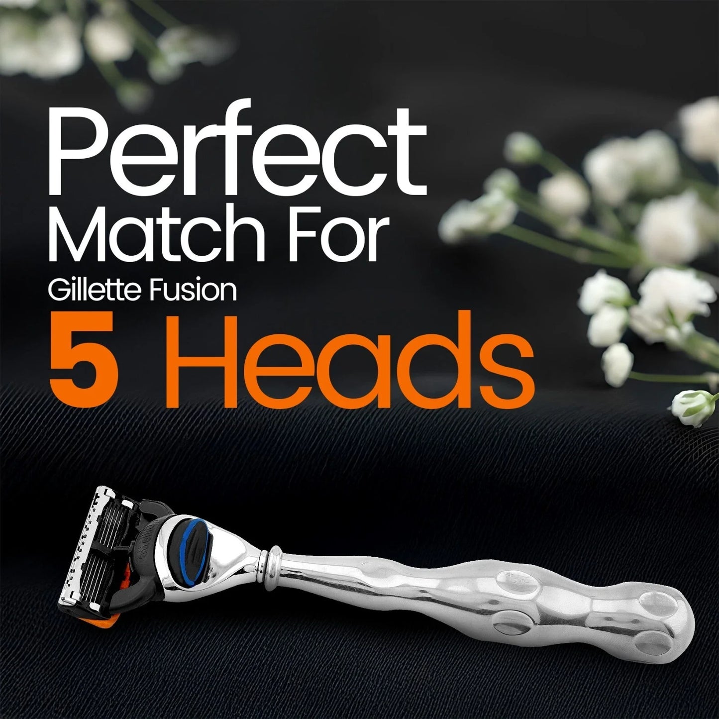 Vase Shape Stainless Steel 5 Blade Metal Razor