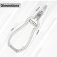 Professional Curved Toenail Clipper with Stainless Steel Precision