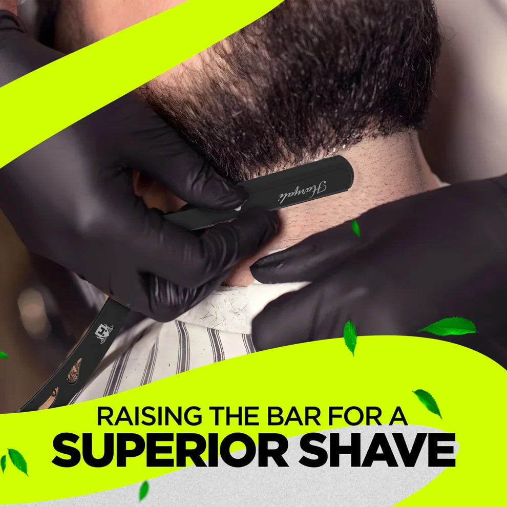 Cut Work Stainless Steel Replaceable Blade Cut Throat Razor