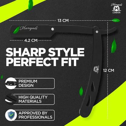 Cut Work Stainless Steel Replaceable Blade Cut Throat Razor