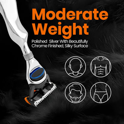 Wavy Stainless Steel Blade 5 Razor
