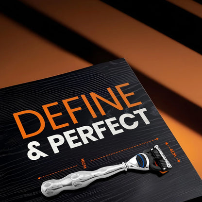 Vase Shape Stainless Steel 5 Blade Metal Razor